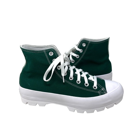 Converse Ctas Lugged Shoes Casual Canvas Green White Women Custom 571211C-WTGRWT - Picture 6 of 11